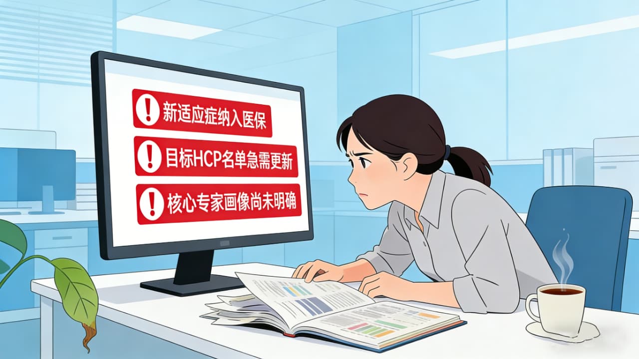 新适应症纳入医保，你却连目标HCP在哪都还没摸清？