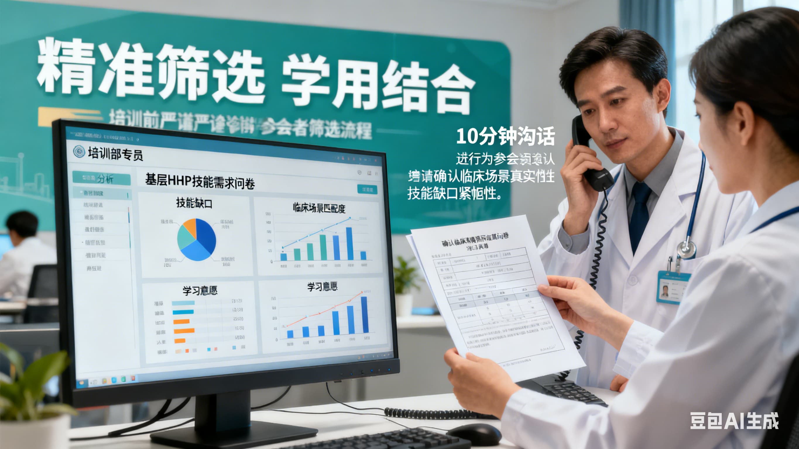 药企举办基层HCP诊疗技能培训会，如何筛选有真实培训需求的参会者？