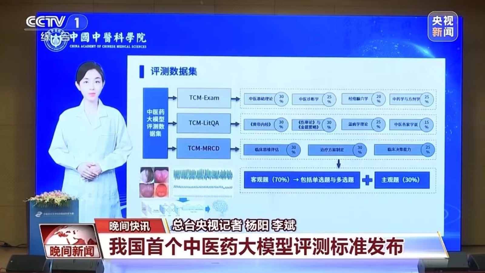央视新闻 ：脉络洞察参与编写，我国首部中医药大模型评测标准发布